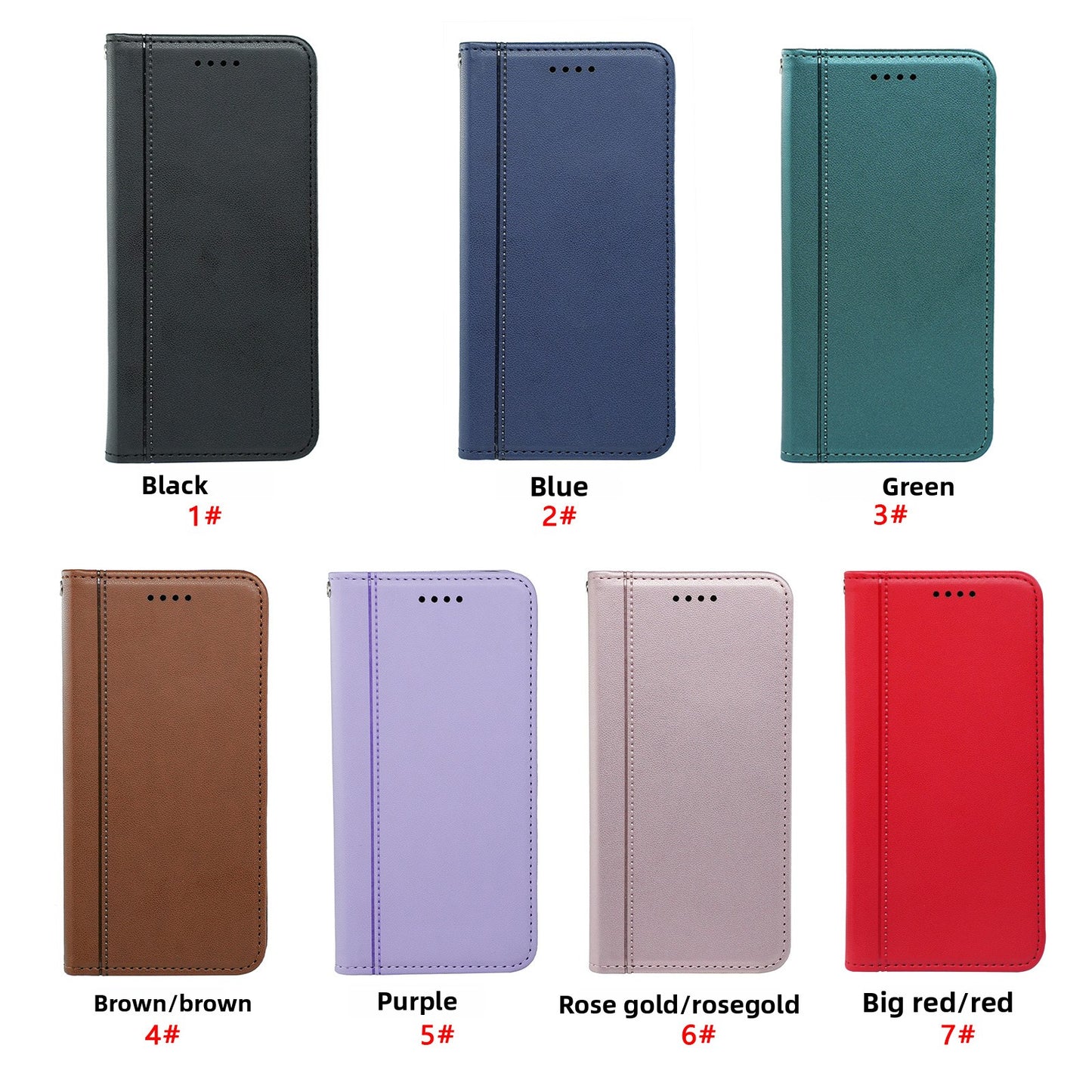 iPhone 17 Case for Apple Phones ? Faux Leather Texture with Strong Magnetic Functionality